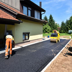 Commercial Asphalt Rolling