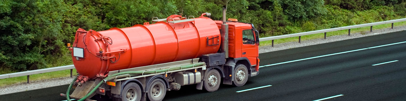 Highway Asphalt With Truck